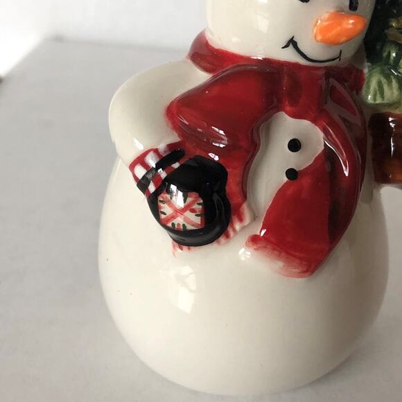 Harry and David Salt and Pepper Shakers 2004 Christmas Snowmen NEW - Picture 10 of 11